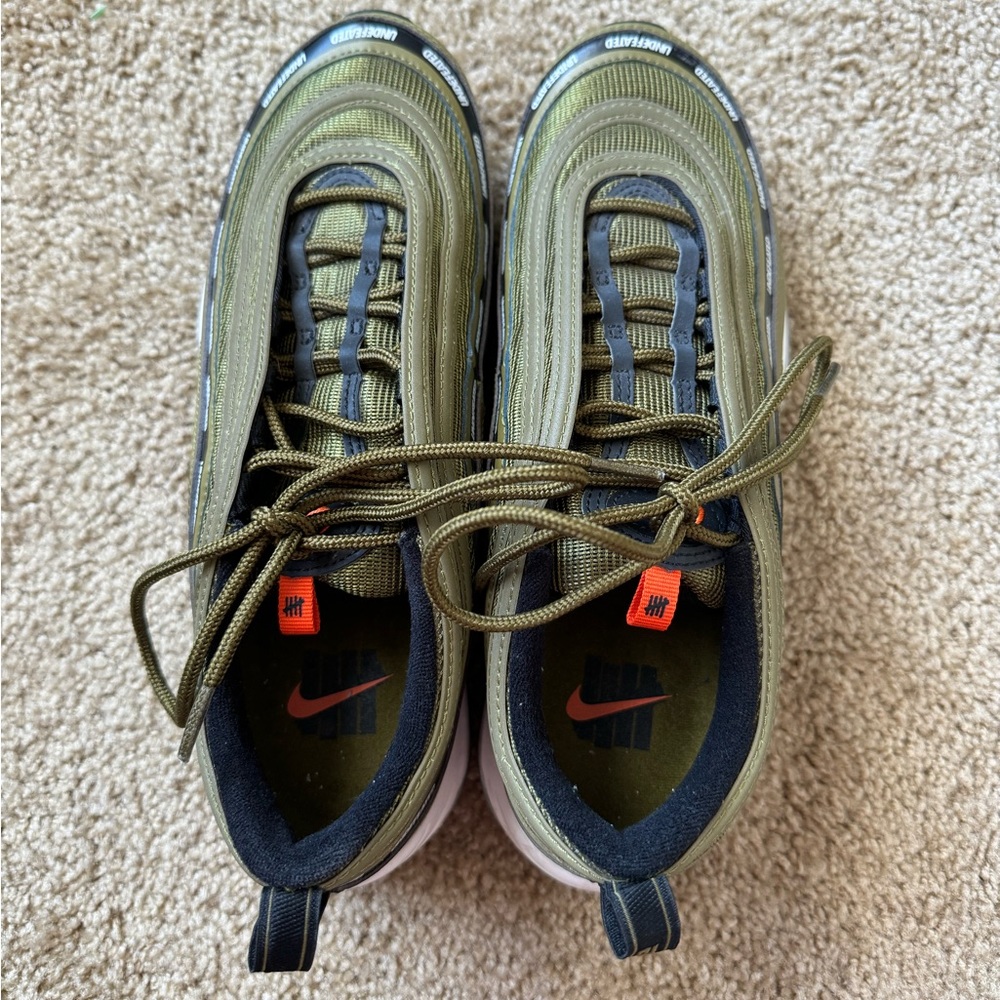 Nike Air Max 97 "Undefeated" Men's Shoes Black-Militia Green Size 9